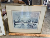 sailboat framed print