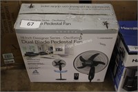 18” dual blade pedestal fan