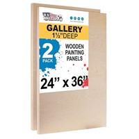 U.S. Art Supply 24" x 36" Birch Wood Paint