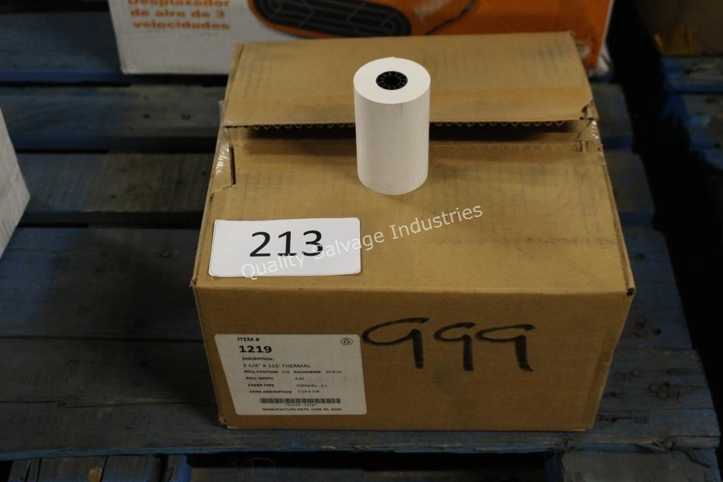 50- thermal paper rolls 3-1/4”x115’