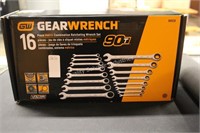 gearwrench combo ratcheting wrench set(display)