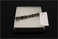 silver hematite bracelet (display)