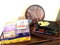 Paper Angels, Books, Cards, Clock