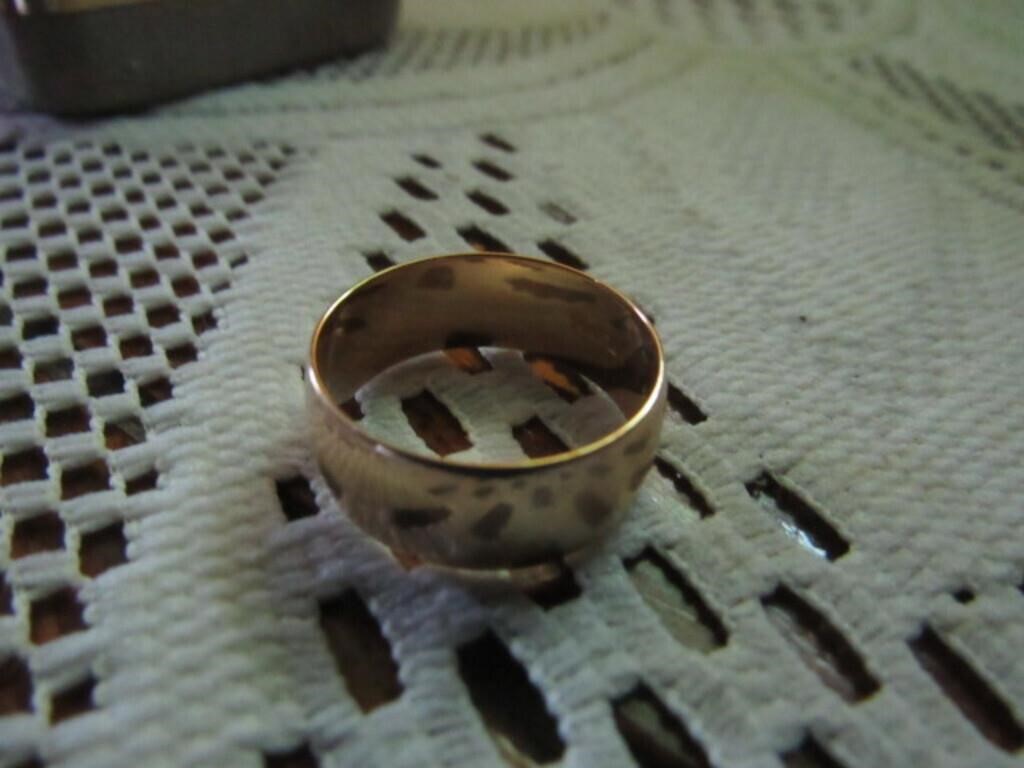 Gold Wedding Band, Marked 14K (Not Tested)