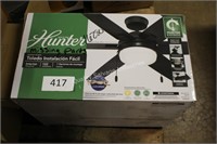 hunter 52” ceiling fan (missing parts)