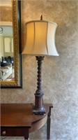 Lamp with marble base