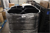skid of 4- plastic barrels (no lids)
