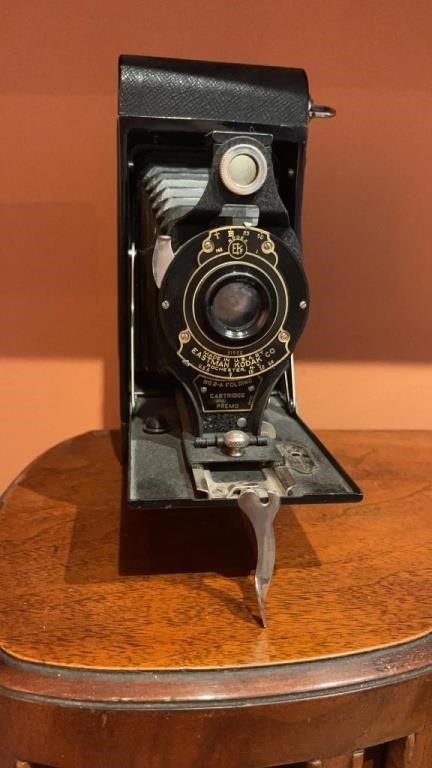 Antique folding Kodak camera