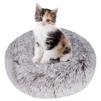 Calming Cat Bed,Indoor Washable Donut Dog Bed