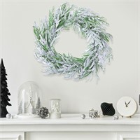 Jutom Christmas Norfolk Pine Wreath 24 Inch Faux G
