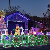 Tradder 6 Pcs Outdoor Christmas Decorations LED Le