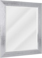 Head West Chrome Textured Frame Accent Wall Mirror