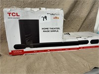 TCL home theater sounds system