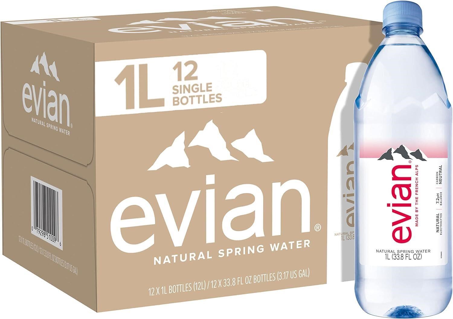 evian Natural Spring Water  Naturally Filtered Spr