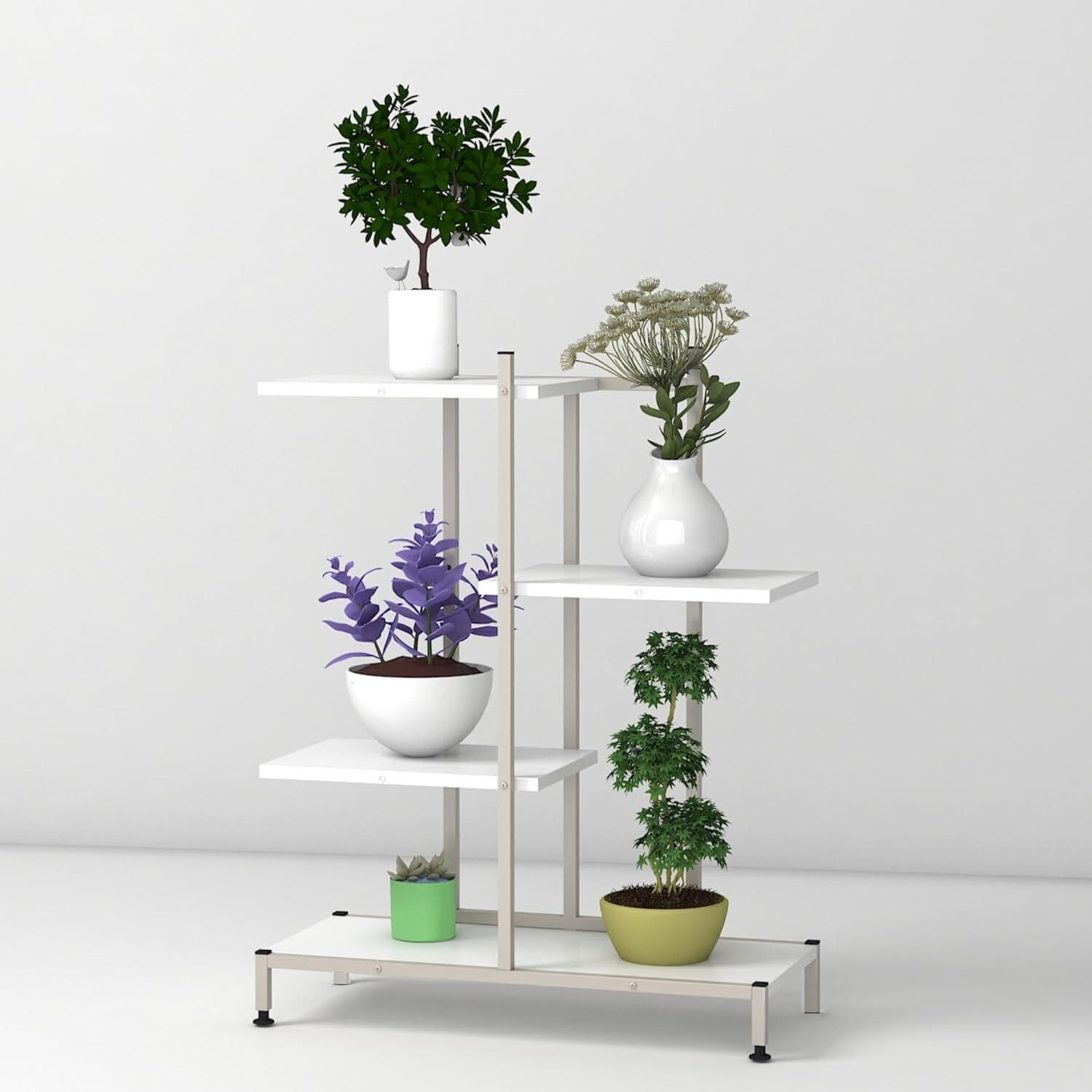 guanpin 4-Tier Metal Plant Stand  DIY Plant Holder