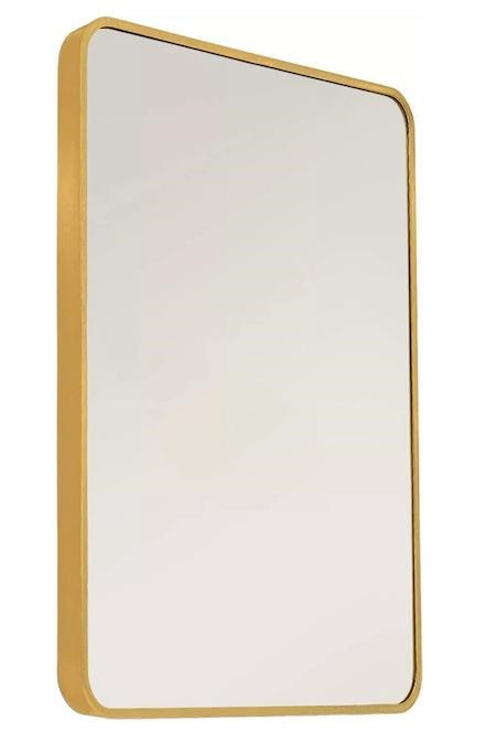 Hearth & Stone Gold Wall Mirror 20X28 - Rectangula