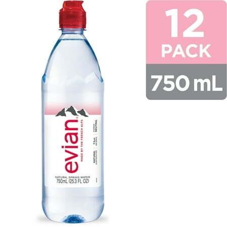 evian Natural Spring Water  25.36 Fl Oz  12 Count