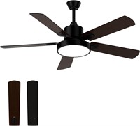 KINGWAND Ceiling Fans with Lights and Remote 52-in