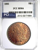 1885 Morgan PCI MS64 Great Color