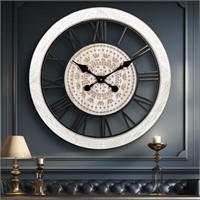 ZBJZJM 24 Large Wall Clocks for Living Room Decor