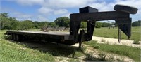 30 ft Gooseneck Flatbed 3-Axle Trailer