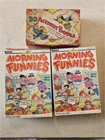 BOX ONLY FOR ACTIVITY BOOKS, & 2 EMPTY MORNING