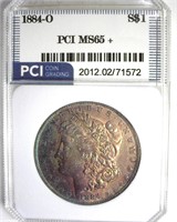 1884-O Morgan PCI MS65+ Excellent Toning