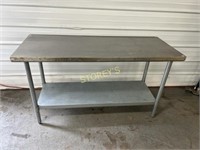 5' x 2' S/S Work Table