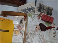 Old Post Cards / Doll / Ornaments / more