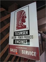 TECUMSEH ENGINES FLANGE SIGN