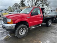 '00 Ford F-350XL Super Duty Flatbed,4WD, Titled