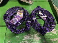 Black and Purple Cattle Halters