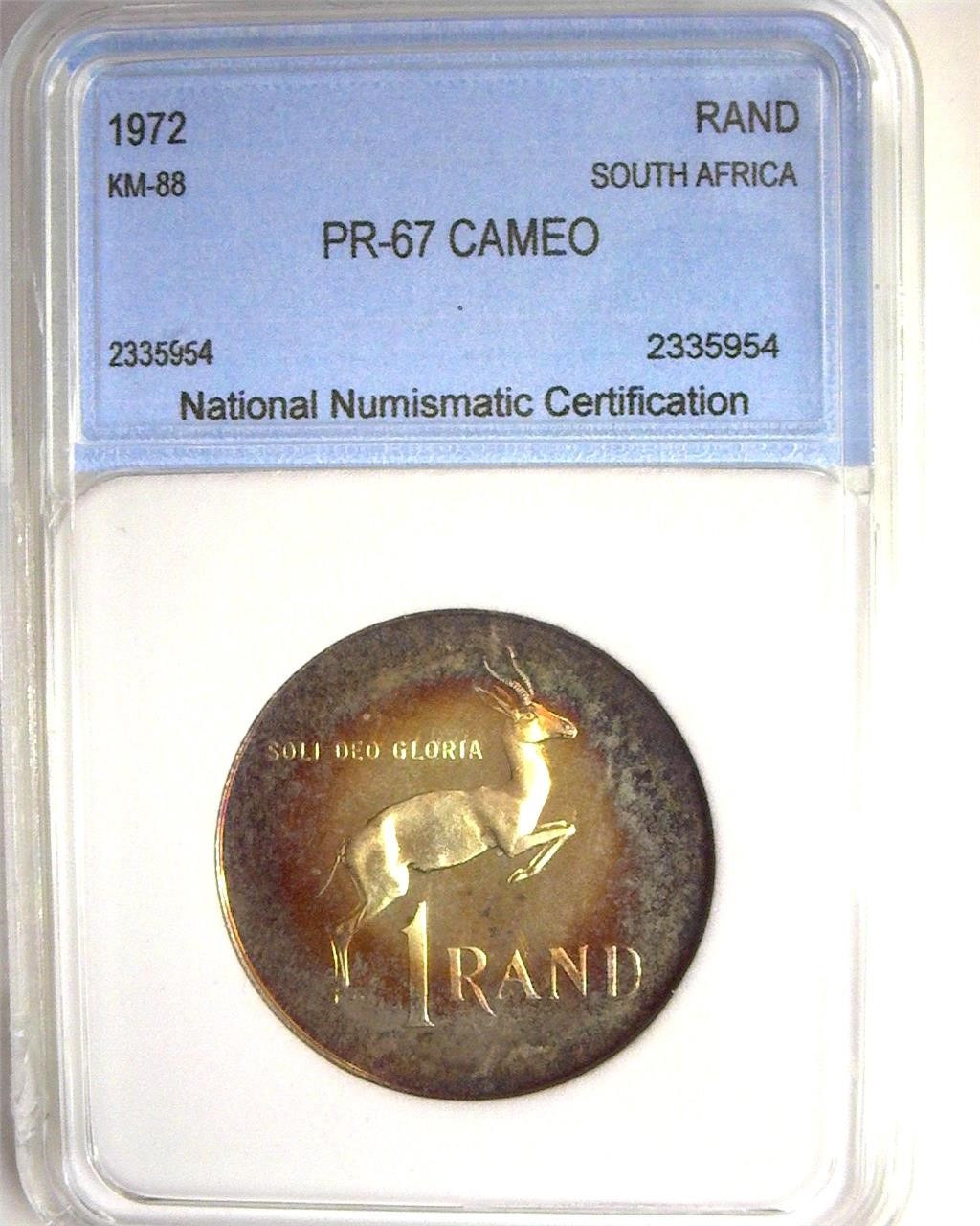 1972 Rand NNC PR67 CAM South Africa