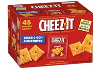 Cheez-It Baked Snack Crackers, Original, 45 × 42 g