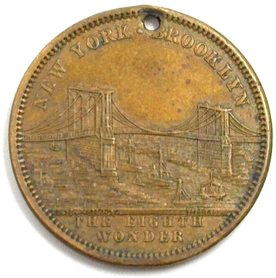 Medal New York Brooklyn Bridge