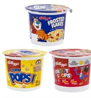 12-Pk Kellogs Cereal Cups, 638g