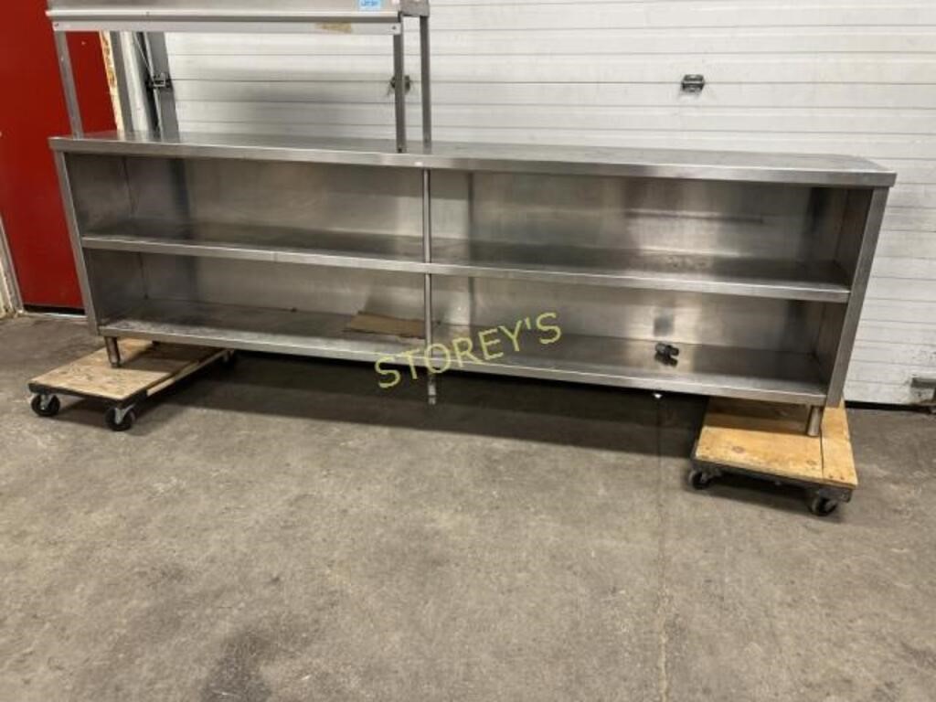 9' x 16" All S/S Welded Plate Rack - 34 high