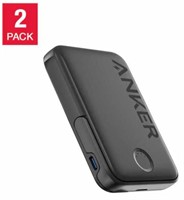 2-Pk Anket MagGo 5K Wireless Portable Charger With