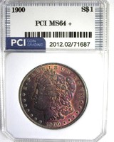 1900 Morgan PCI MS64+ Amazing Color