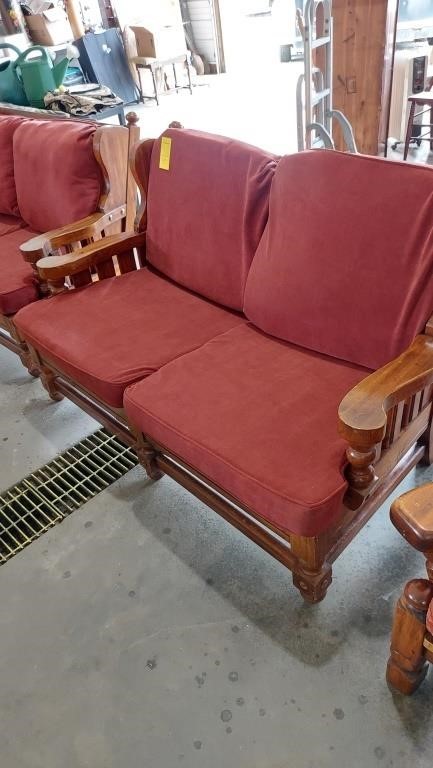 Vintage 2 cushion love seat