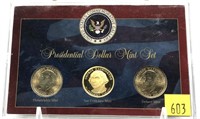 Presidential dollar Mint set