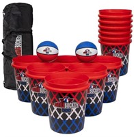 Battle Buckets Giant Yard Pong X Basket Ball G