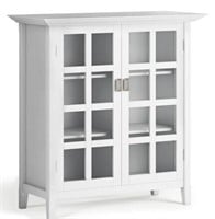 Artisan Solid Wood 38 in. Wide White Transitional