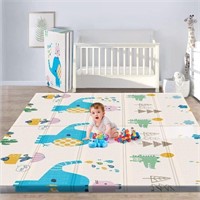 XL Foldable Baby Play Mat 79x71-inches