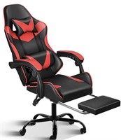 Gaming Chair, Backrest and Seat Height Adjustable