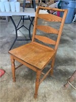 wooden vintage chair