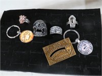 GOTH RINGS OUIJZ PIN, MISC