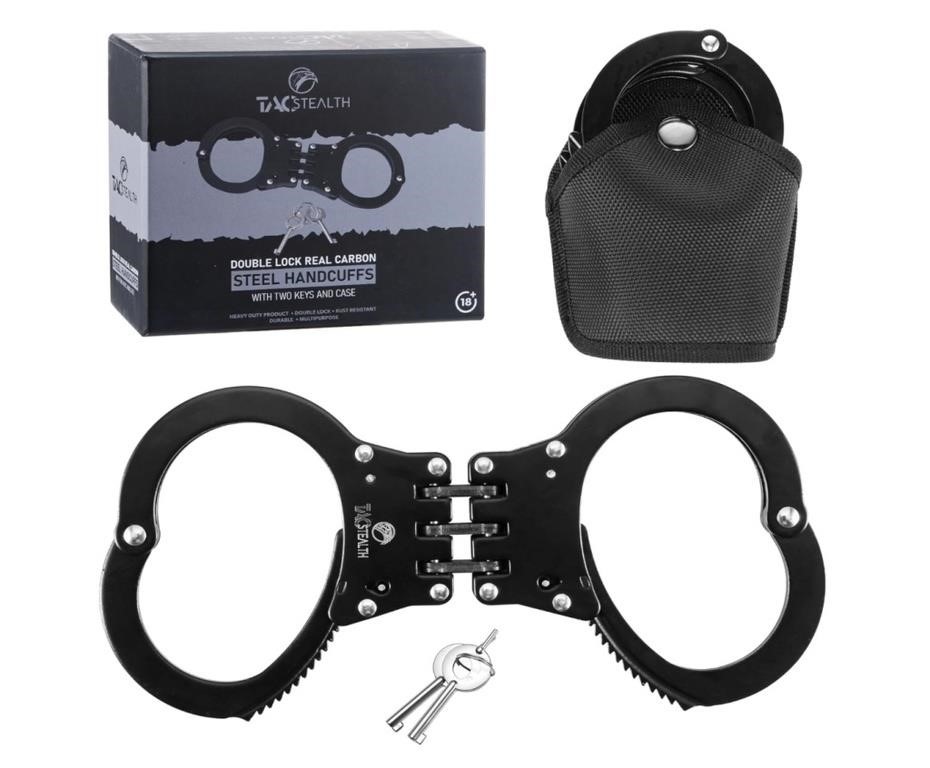 1 LOT TacStealth Handcuffs with Two Keys &
