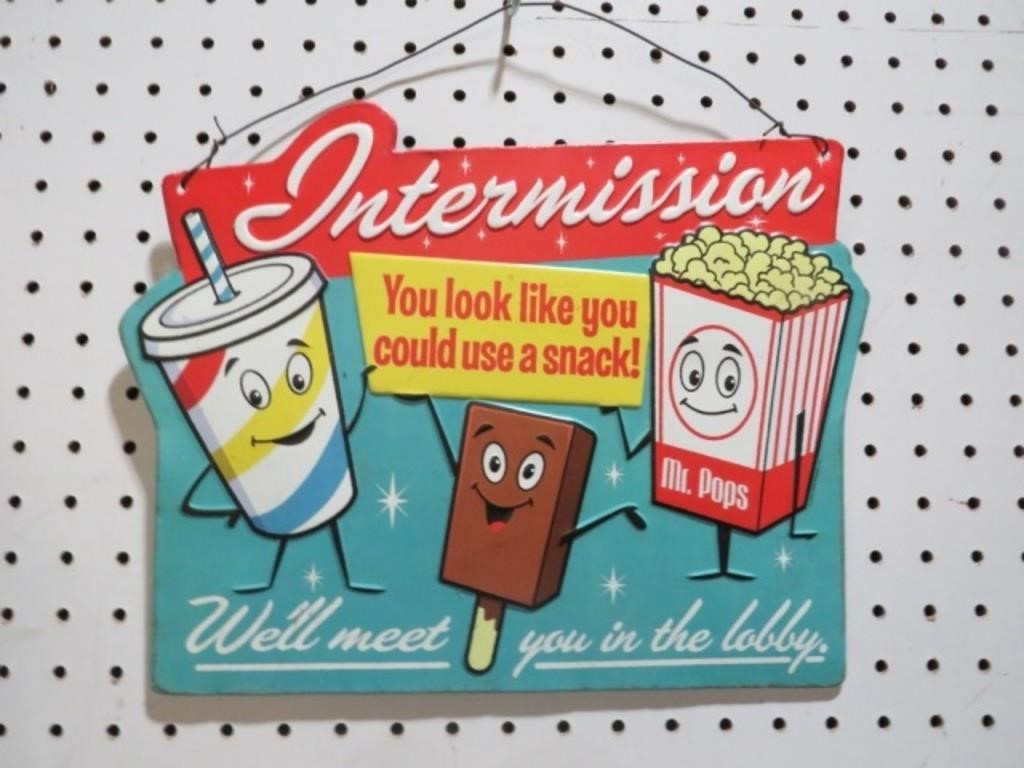 TIN MOVIE INTERMISSION SIGN