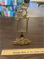 Small brass easel